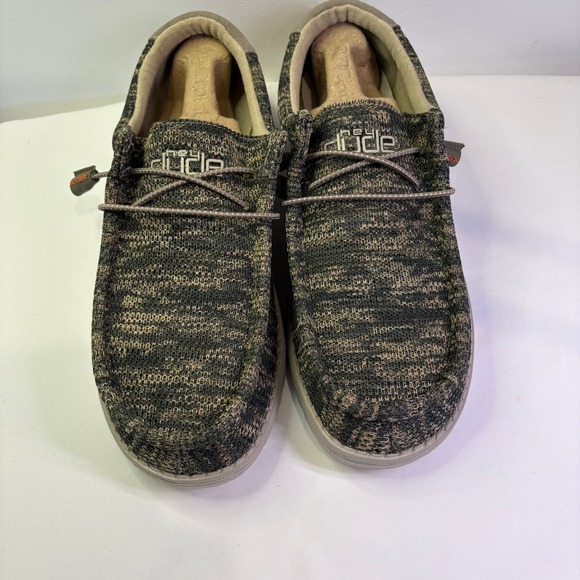 Hey Dude Men's Ultralight Wally Sox Italian Style Slip-On Shoes Camo Size 9 - Picture 1 of 9